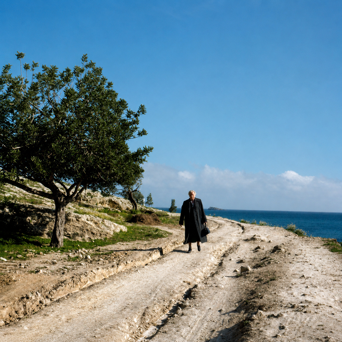 Un Hombré Caminando, Ibiza, 1953
