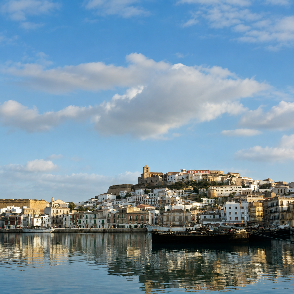 Dalt Vila Skyline, Ibiza, 1953
