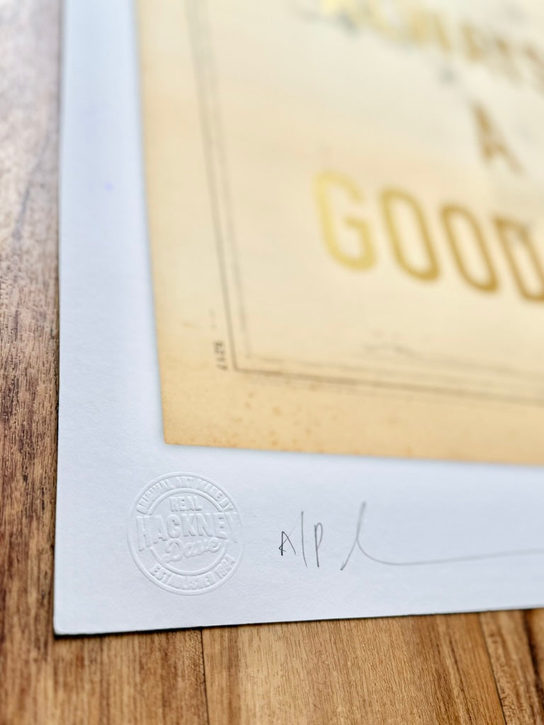 Ibiza Is Always A Good Idea (Gold Ink)