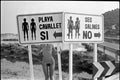 Beach Signs, Eva Lyberten, Ibiza, cerca 1985