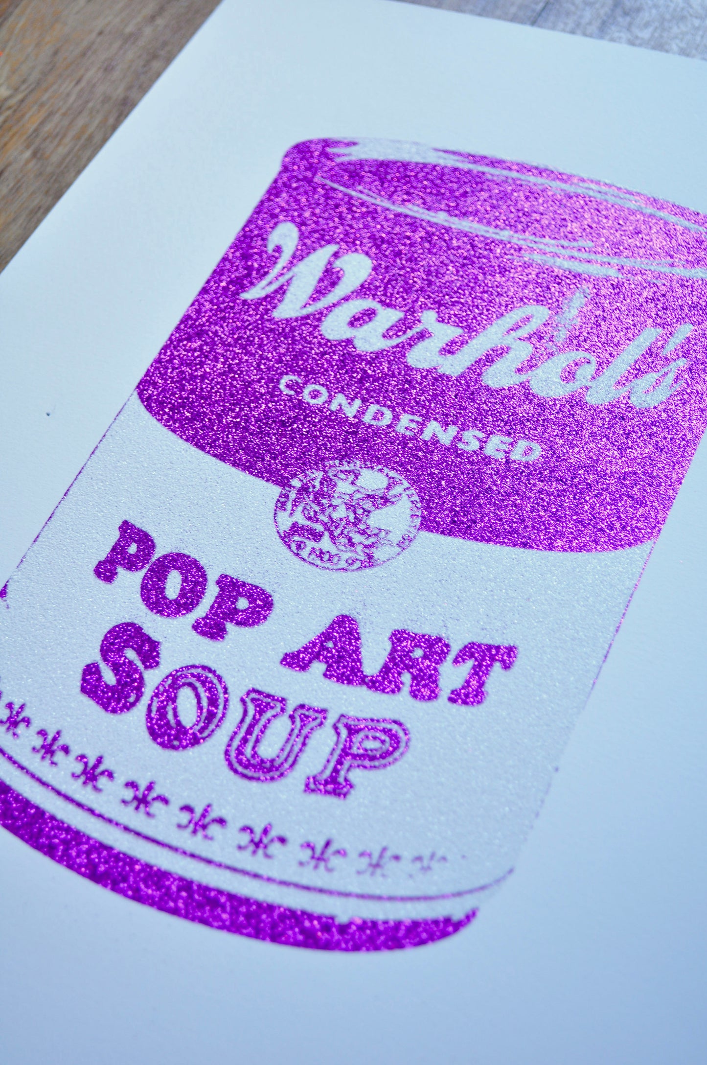 Pop Art Soup, 2013, Purple