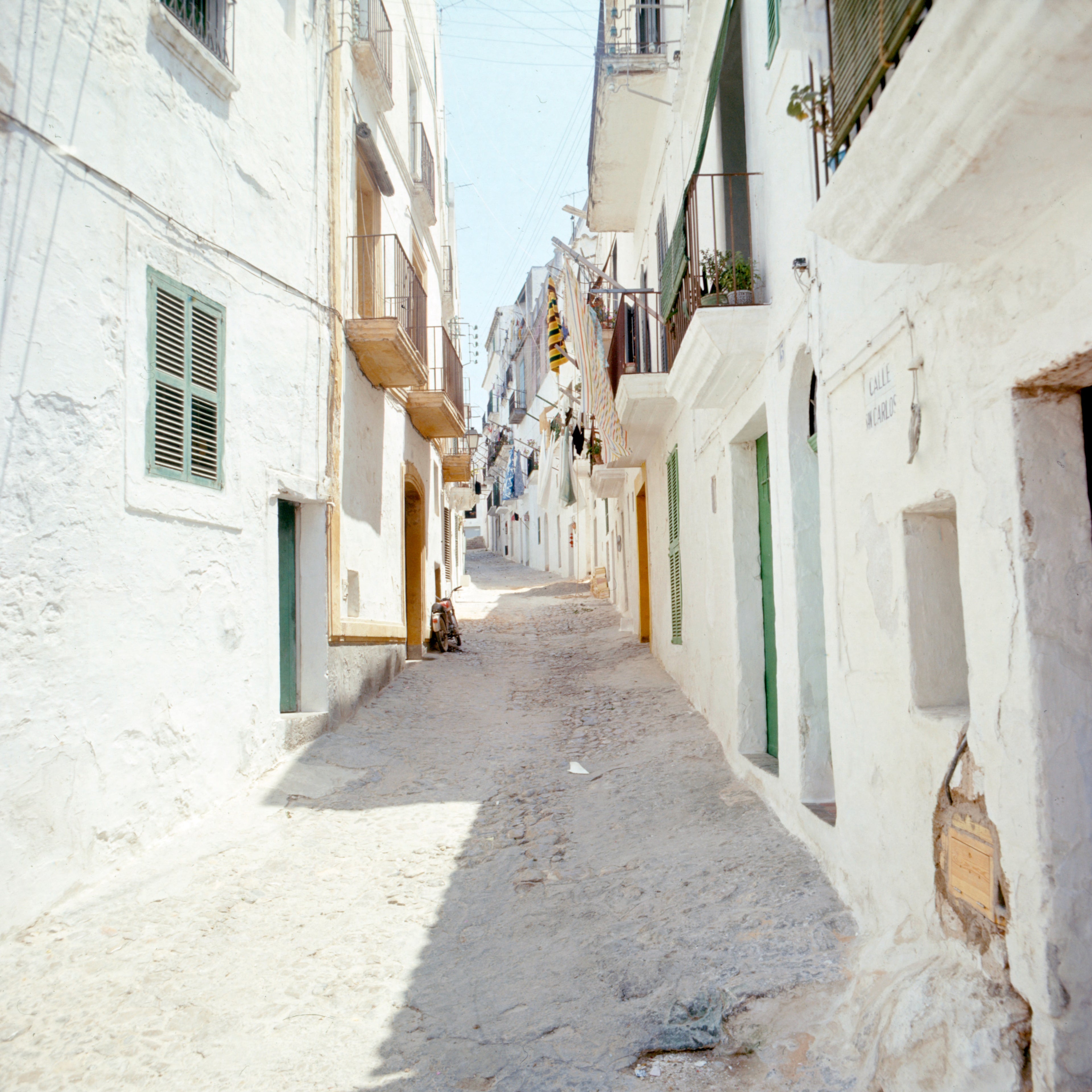 Whitewash, Dalt Vila, Ibiza, 1976