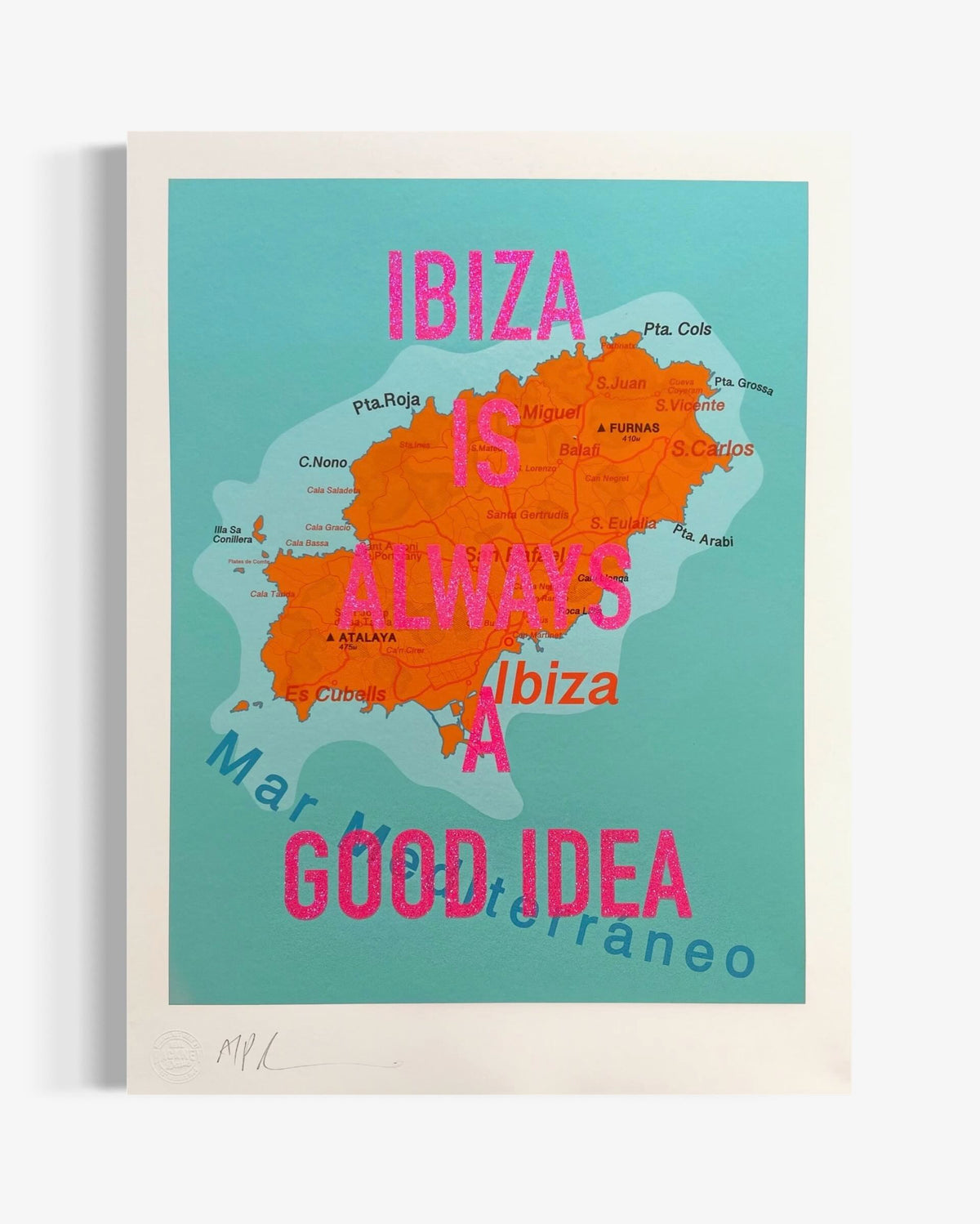 Ibiza Is Always A Good Idea (Pink Glitter)
