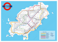 The Ibiza Tube Map (Large, Glitter), 2026