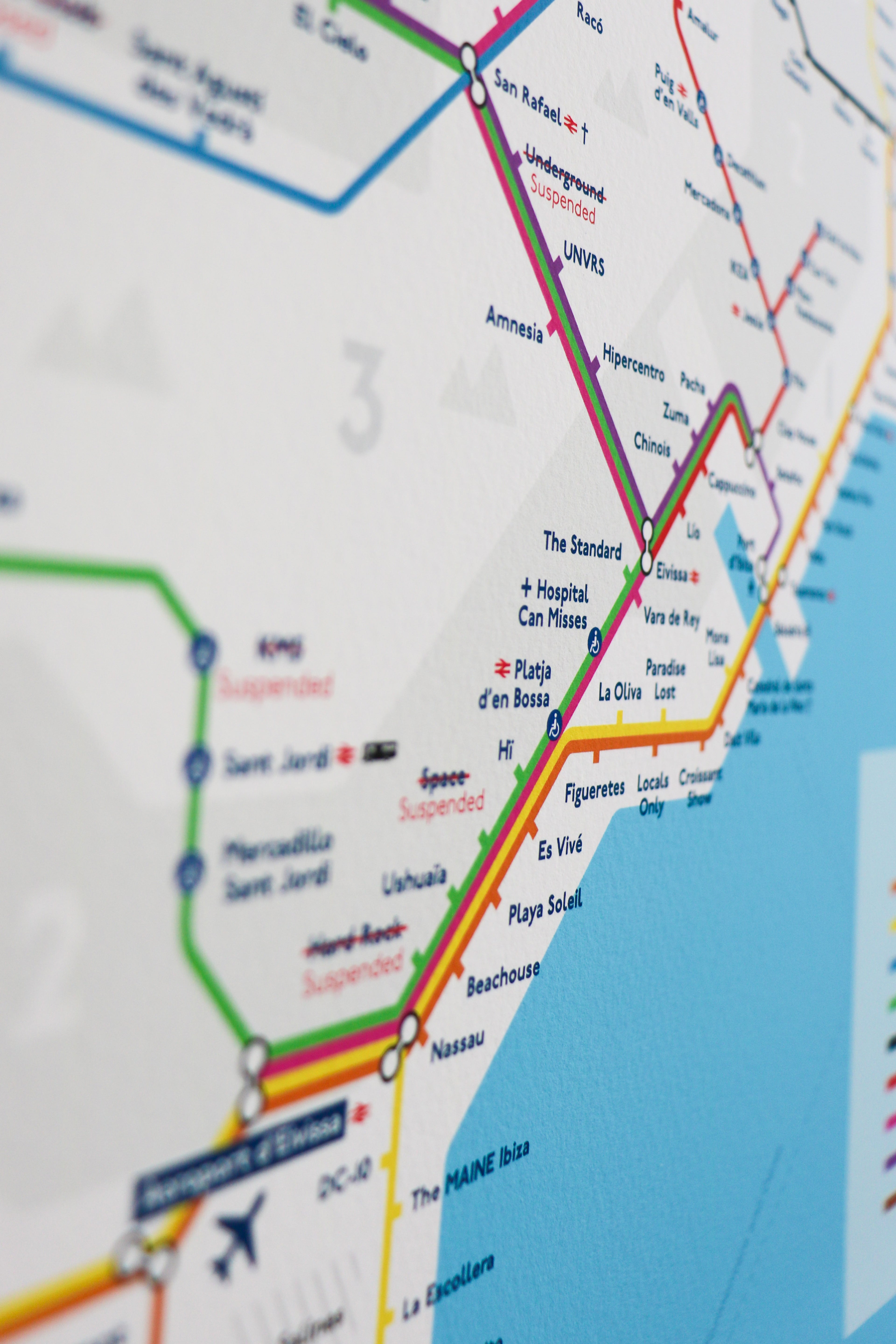 The Ibiza Tube Map (Small), 2026