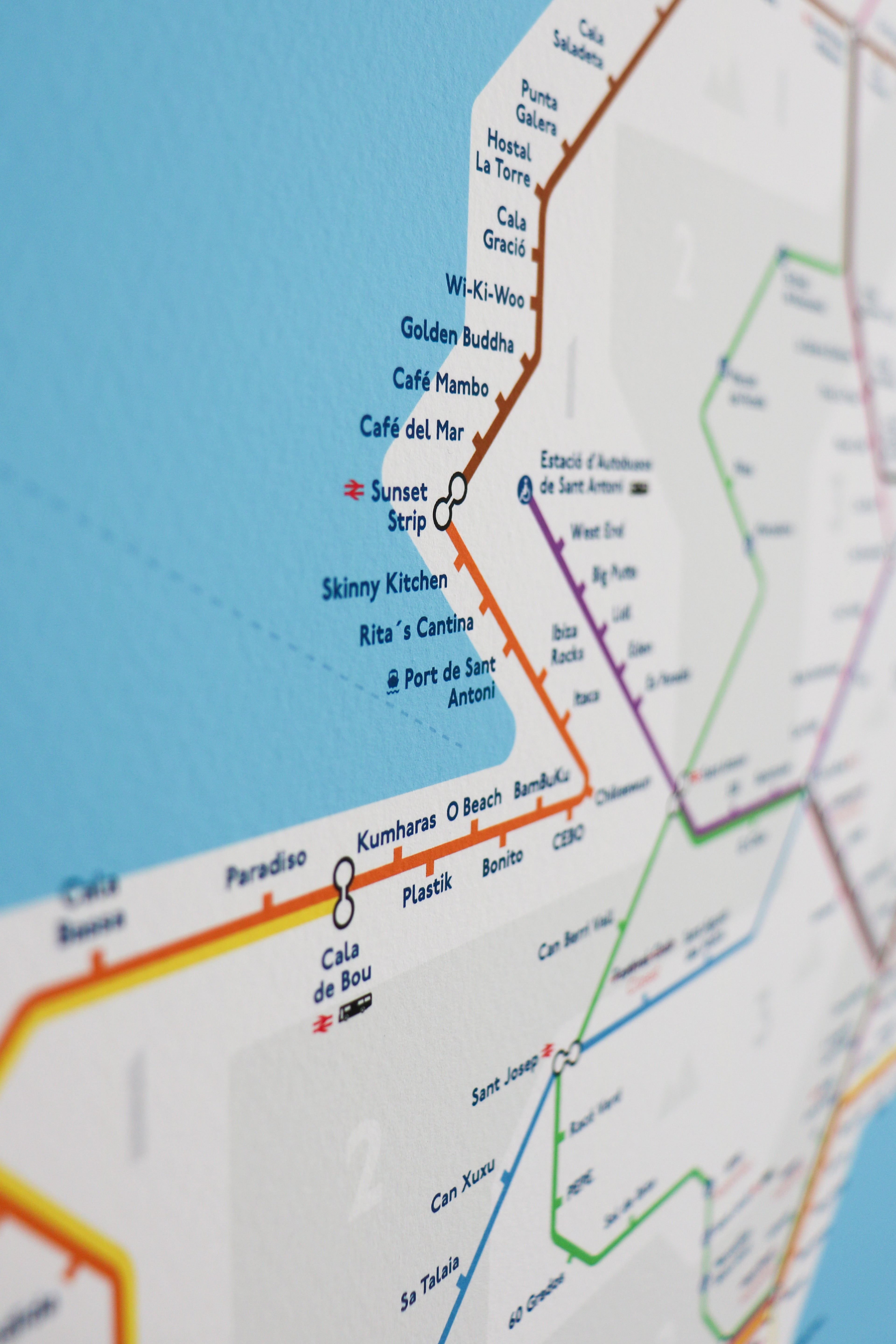 The Ibiza Tube Map (Small), 2026