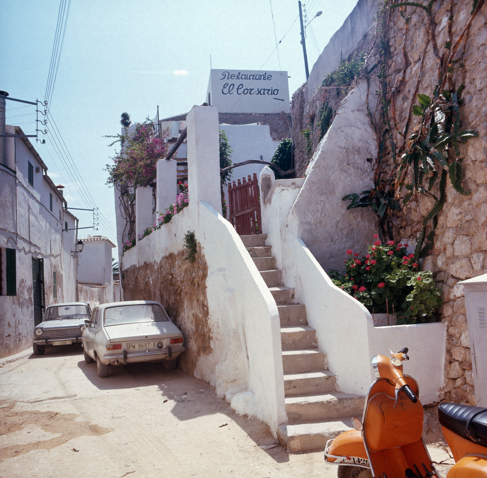 El Corsario, Dalt Vila, Ibiza, 1976