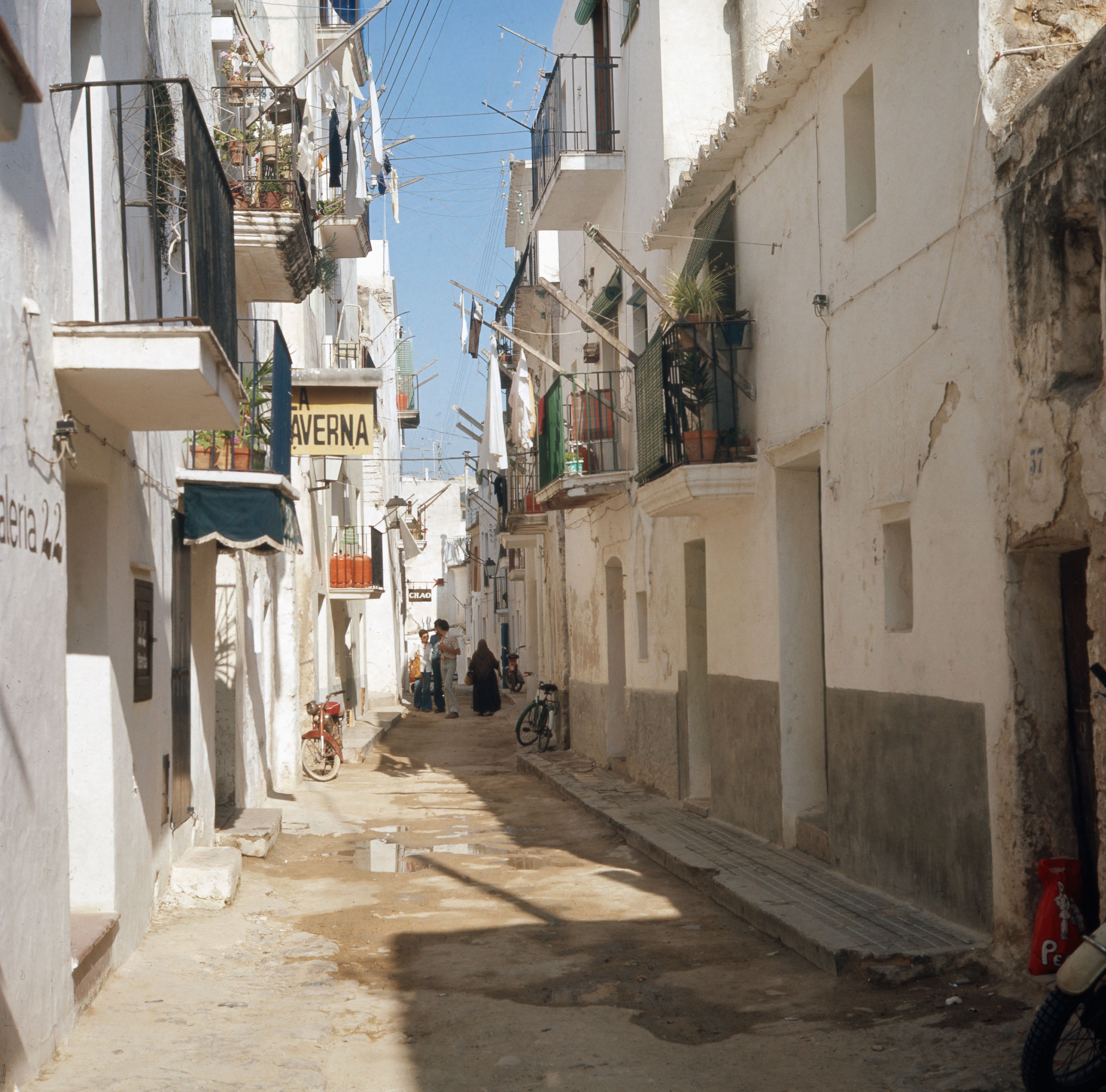 Streets of Dalt Vila, Ibiza, 1976